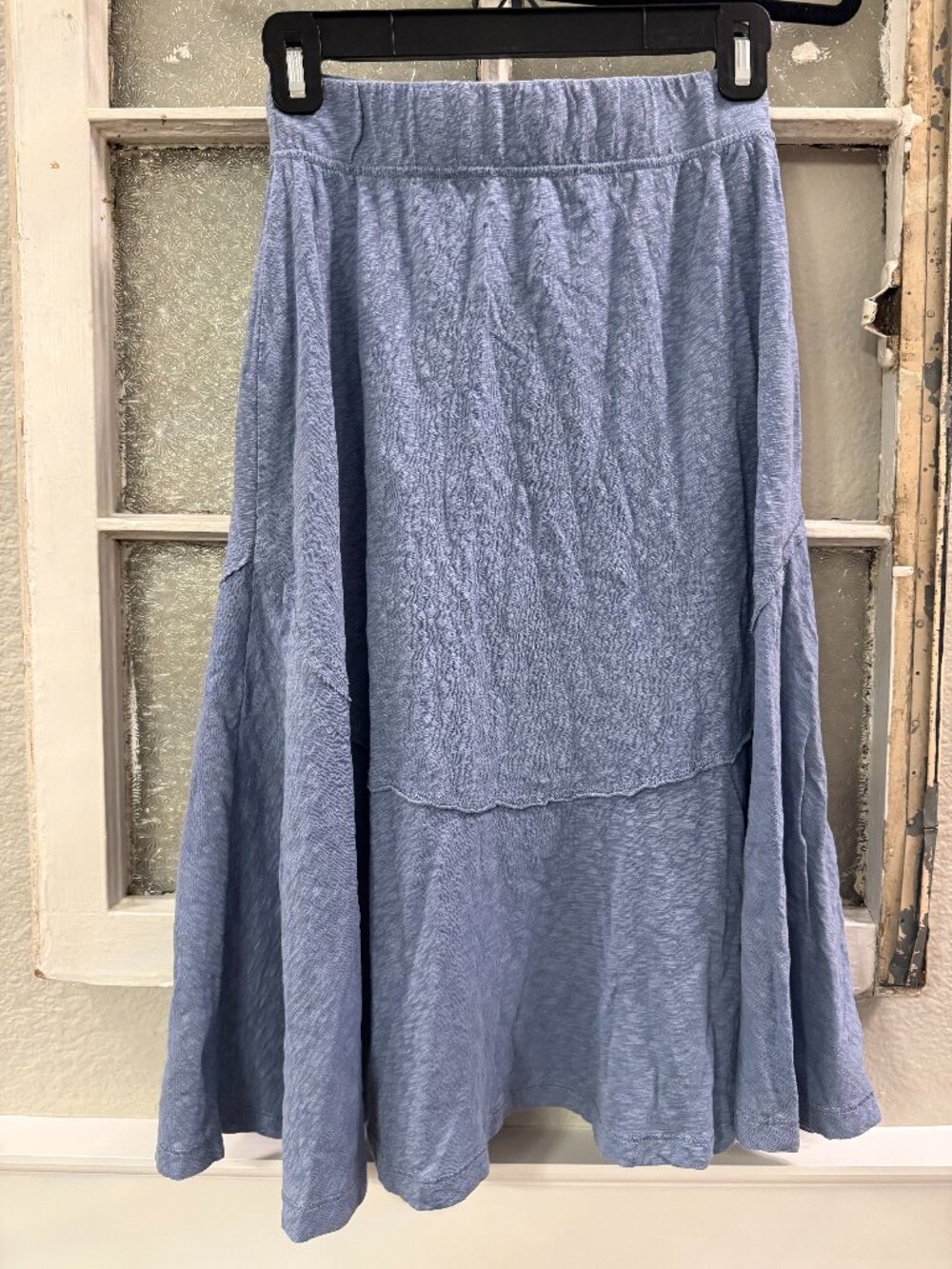 Free People FP Beach Blue Midi Wrap Skirt XS